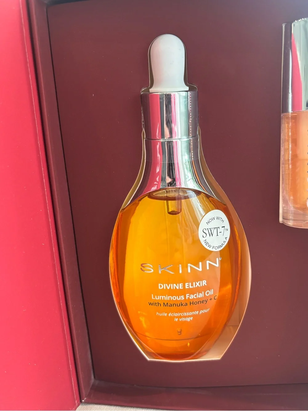 Skinn Divine Elixir Manuka Honey Facial Oil & Lip Oil Gift Set New